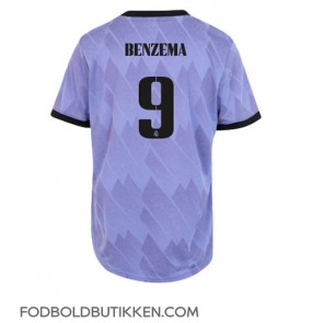 Real Madrid Karim Benzema #9 Udebanetrøje Dame 2022-23 Kortærmet